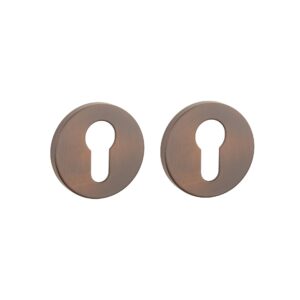 APRILE Premium cilinderrozetten Ø52x7mm donker brons