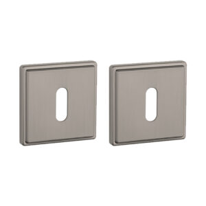 APRILE Premium sleutelrozetten vierkant Gunmetal