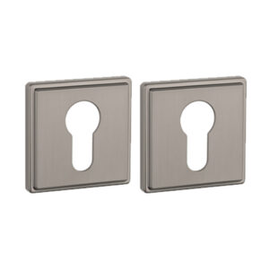 APRILE Premium cilinderrozetten vierkant Gunmetal