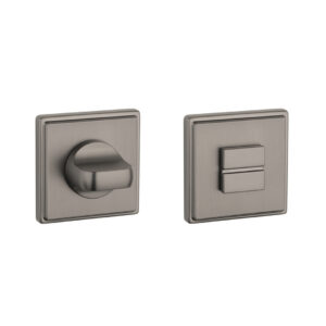 APRILE Premium WC garnituur vierkant Gunmetal